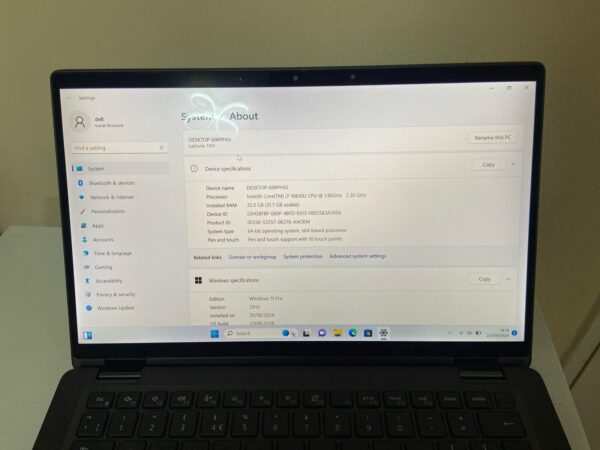 Dell Latitude 7410 2 in 1 I7 -10610CPU Touchscreen 32GB 512GB Windows 11Pro